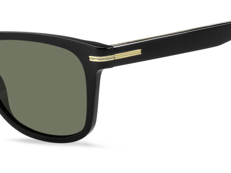 Hugo Boss 1508/S Green Lens Square Men's Sunglasses 52mm