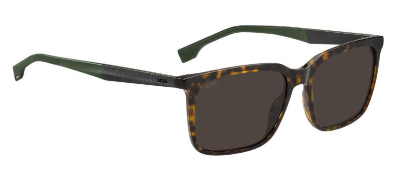 Hugo Boss 1579/S Grey Rectangular Men's Sunglasses
