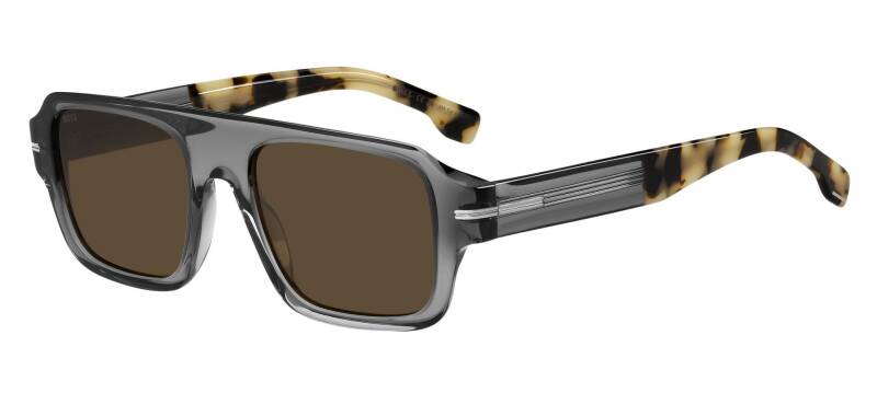 Hugo Boss 1595/S Brown Rectangular Men's Sunglasses