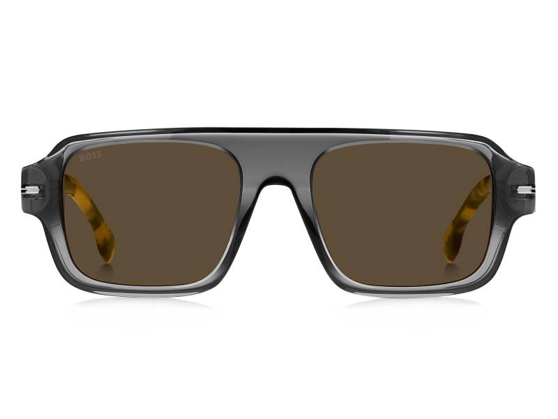 Hugo Boss 1595/S Brown Rectangular Men's Sunglasses