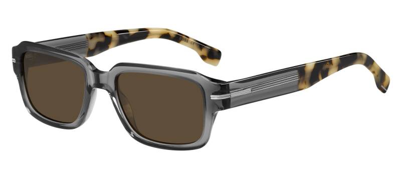 Hugo Boss 1596/S Brown Rectangular Men's Sunglasses
