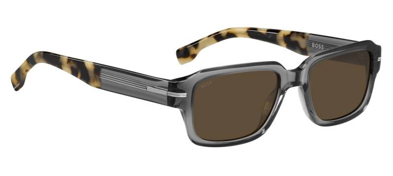 Hugo Boss 1596/S Brown Rectangular Men's Sunglasses
