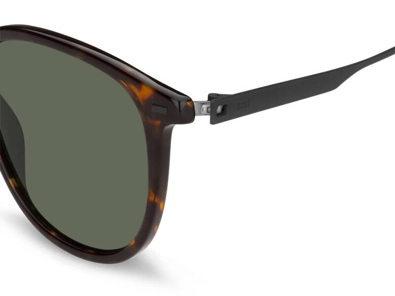 Hugo Boss 1639/S Green Rectangular Men's Sunglasses