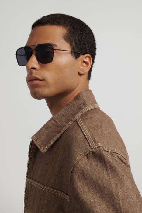 Hugo HG 1404/G/S Men's Classic Square Sunglasses 56mm