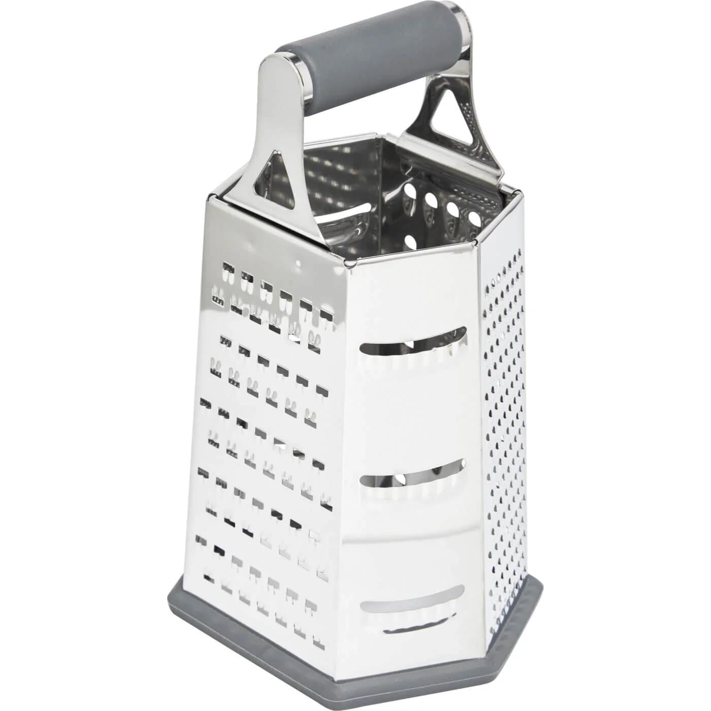 Ideenwelt 6-Sided Stainless Steel Box Grater