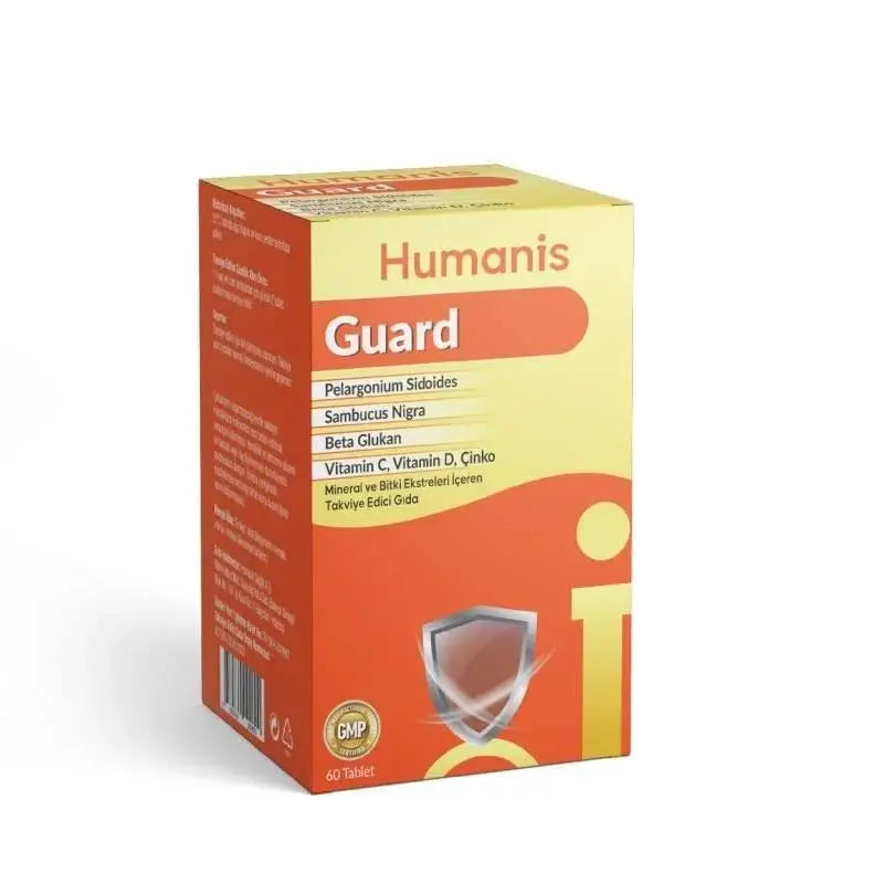 Humanis Guard Daily Wellness Supplement with Vitamin C 60 Tablets