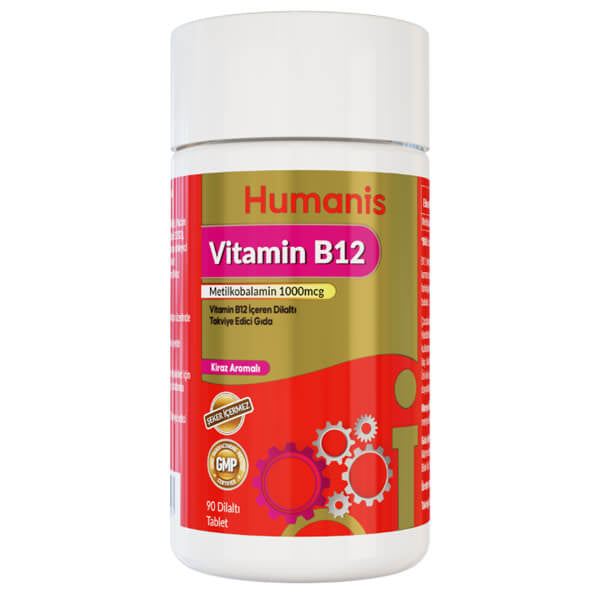 Humanis Vitamin B12 ODT Quick-Dissolve Tablets 90 Count
