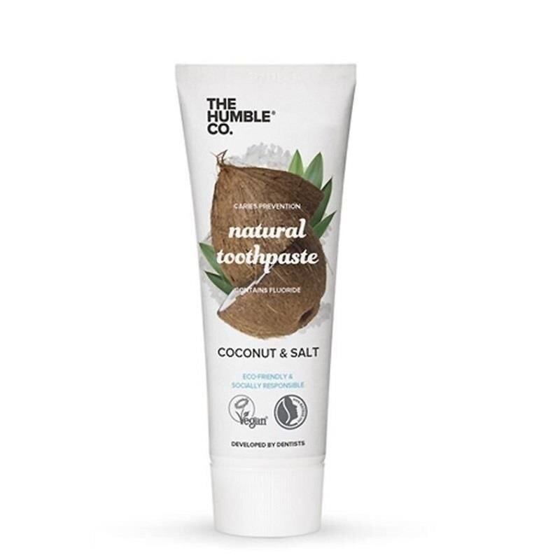 Humble Brush Coconut & Salt Toothpaste for Fresh Breath 75ml