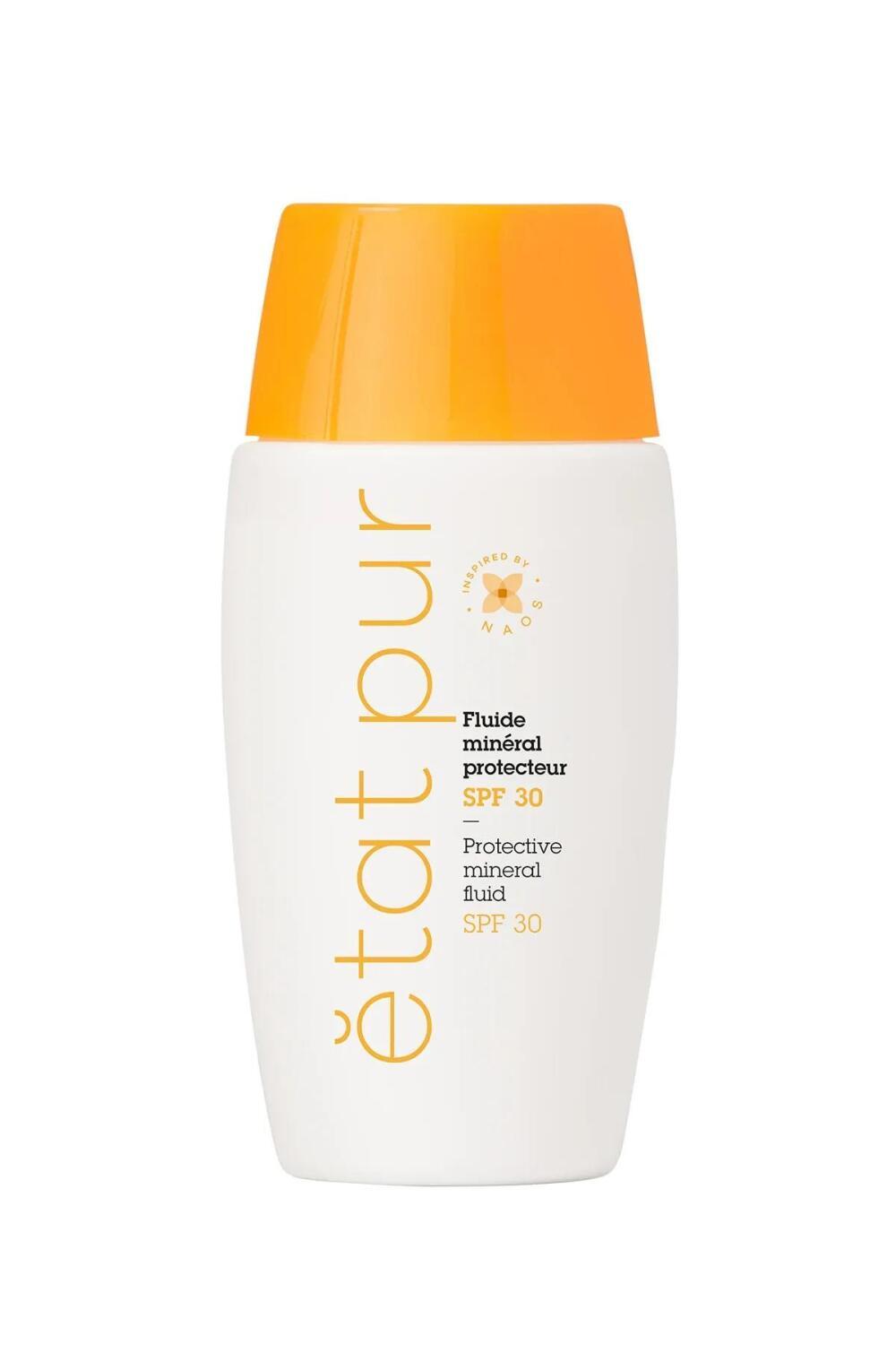 Etat Pur Mineral Sunscreen Fluid SPF 30 - Non-Greasy, Moisturizing, Water-Resistant Protection Etat Pur Mineral Sunscreen Fluid SPF 30 - Protect & Moisturize mineral sunscreen, SPF 30 sunscreen, non-greasy sunscreen, moisturizing sunscreen, water-resistant sunscreen, sun protection, sensitive skin care, daily sunscreen, outdoor essentials, skin care, cosmetics, Etat Pur products