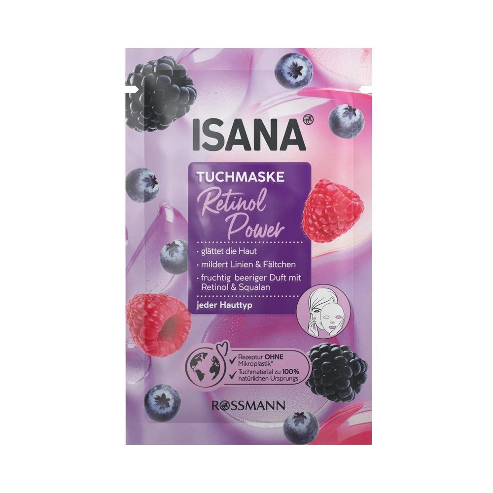 Isana Retinol Power Sheet Mask for Smooth Skin 1 Sheet