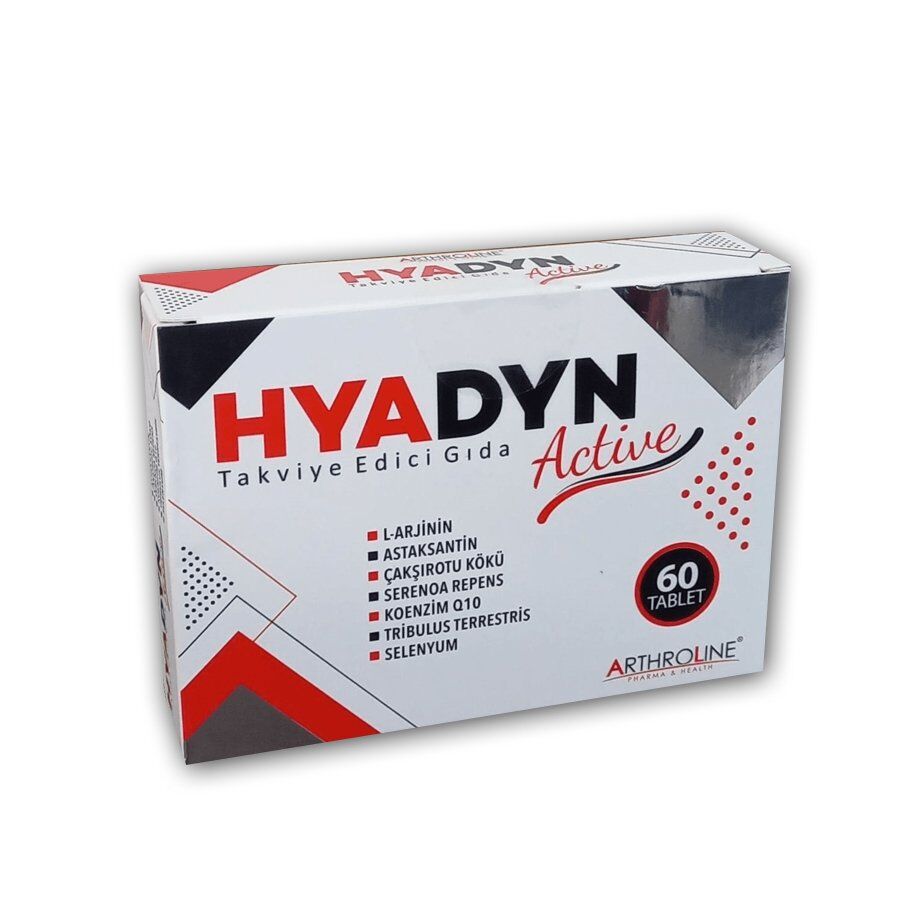 Arthroline Hyadyn Active Dietary Supplement with L-Arginine 60 Tablets