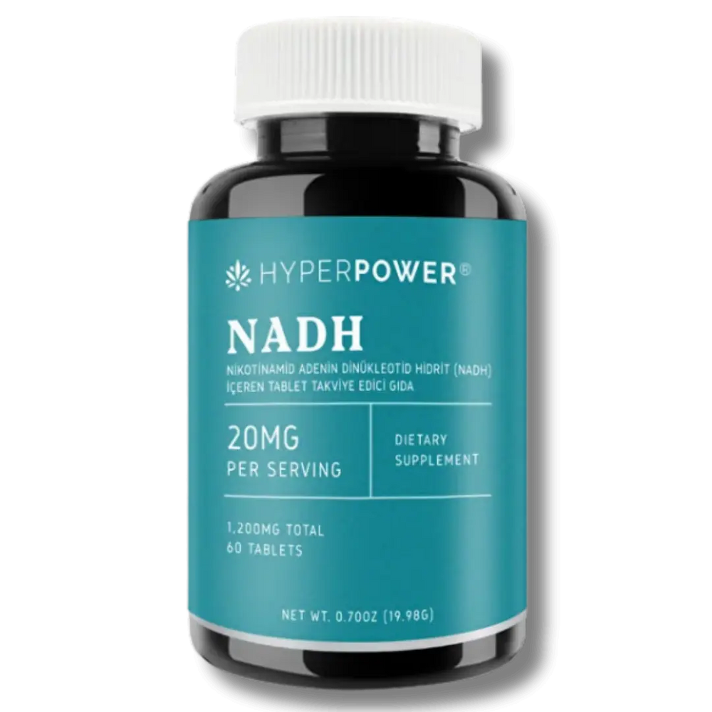 Hyperpower NADH Nicotinamide Adenine Dinucleotide 20 mg 60 Tablets