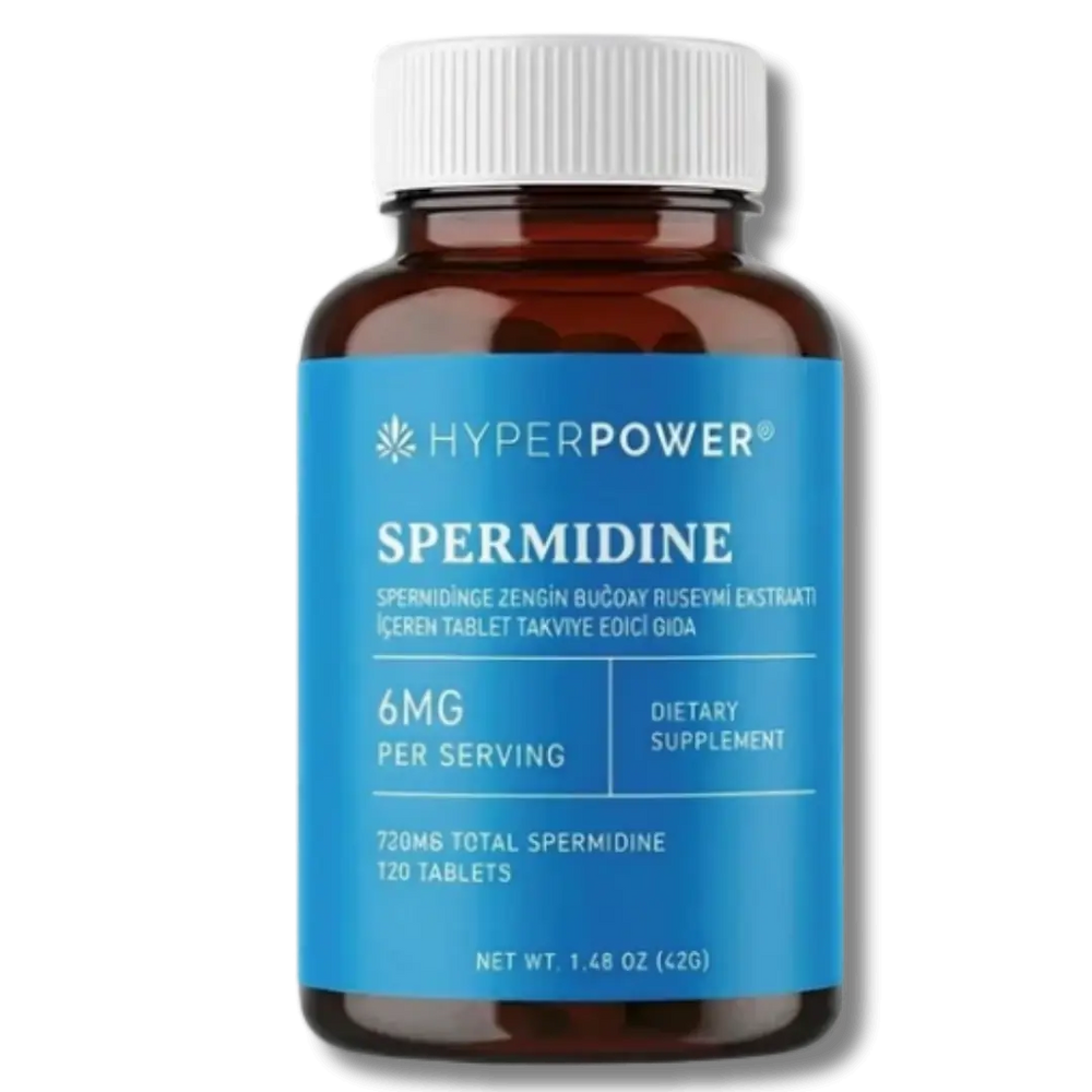 Hyperpower Spermidine 6 mg Dietary Supplement 120 Tablets