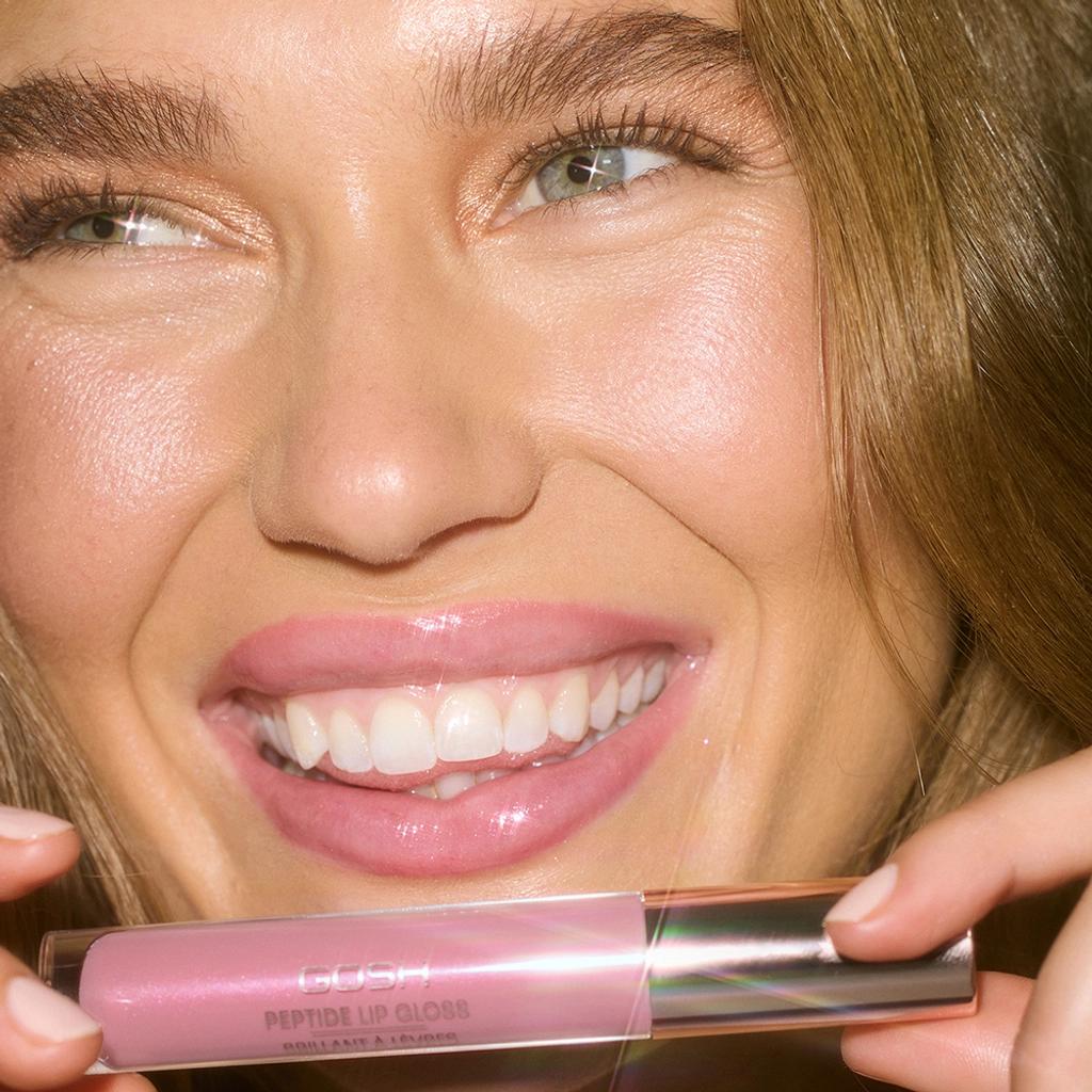 Gosh Peptide Lip Gloss 010 Candy Floss for Plump Shine 4ml