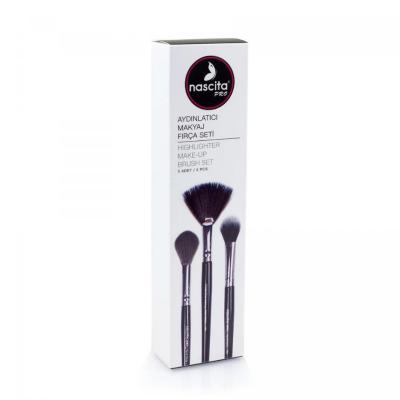 Nascita Pro Aydınlatıcı Makeup Brush Set - Achieve Professional Highlight with Fan, Powder & Setting Brushes - Complete Application Tools Kit Nascita Makeup Brush Set - Pro Highlighter & Setting Brushes makeup brush set, highlighter brush, setting brush, fan brush, powder brush, makeup application tools, professional makeup brushes, Nascita brushes, Nascita Pro brushes, makeup brushes, cosmetic brushes, highlighting, contouring, setting powder, makeup, cosmetics, beauty, beauty tools, face brushes, makeup e