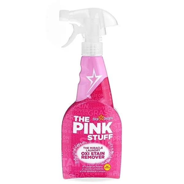 The Pink Stuff Oxi Miracle Laundry Stain Remover Spray - Powerful & Vegan Formula for Clothes, Whites & Colors - 16.91 fl oz The Pink Stuff Oxi Stain Remover - Vegan Laundry Spray Oxi stain remover spray, laundry stain remover, vegan stain remover, stain remover for clothes, The Pink Stuff stain remover, natural stain remover, stain remover for white clothes, stain remover for colored clothes, oxi cleaner, fabric stain remover, stain remover, laundry cleaner, vegan cleaner, natural cleaner, clothing stain r