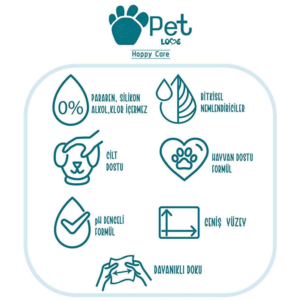 Pet Love Pet Grooming Wipes with 100% Natural Argan Oil - Convenient, Chemical-Free Cleaning for Pets - view 6