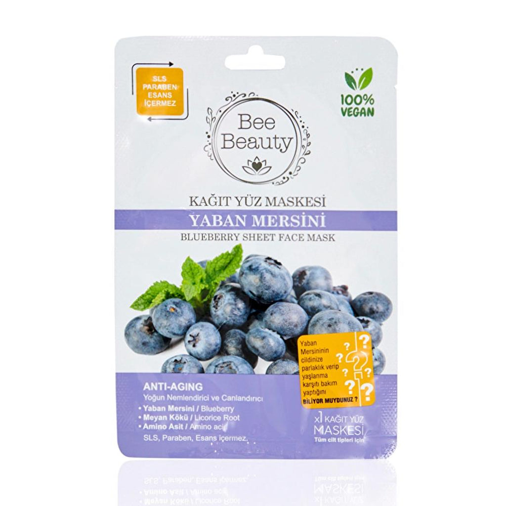Bee Beauty Superfood Blueberry Sheet Mask 1 pc