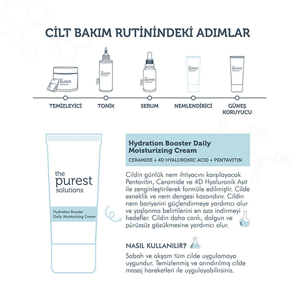 The Purest Solutions Moisturizing Face Cream with Hyaluronic Acid & Shea Butter - Anti-Aging Skincare for Dry Skin - view 2