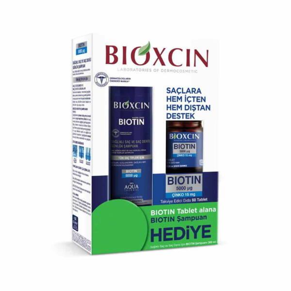 Bioxcin Biotin Supplement and Shampoo Set for Hair Loss Treatment and Hair Health Support - image 16