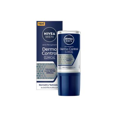 Nivea Men Derma Control Clinical Antiperspirant Roll-On for Men - Sweat Protection & Dryness - 1.69 fl oz - Deodorant