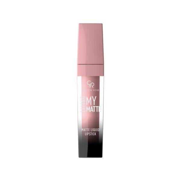 Golden Rose Matte Liquid Lipstick No:01 - Long-Lasting, Non-Drying, Comfortable Wear - Lipstick