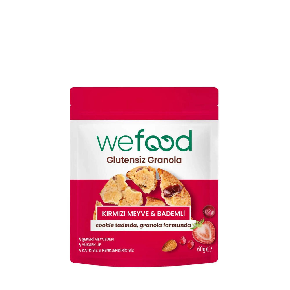 Wefood Gluten-Free Almond & Red Fruit Granola 60g