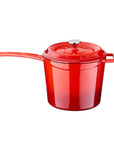 LAVA Cast Iron Sauce Pan - 18 cm, Enamel Coated, Durable Cookware for Home Cooks - view 2