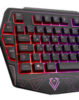 Everest Gaming Keyboard and Mouse Combo - USB 3, RGB Lighting, 3 Macro Keys, Adjustable DPI - view 2