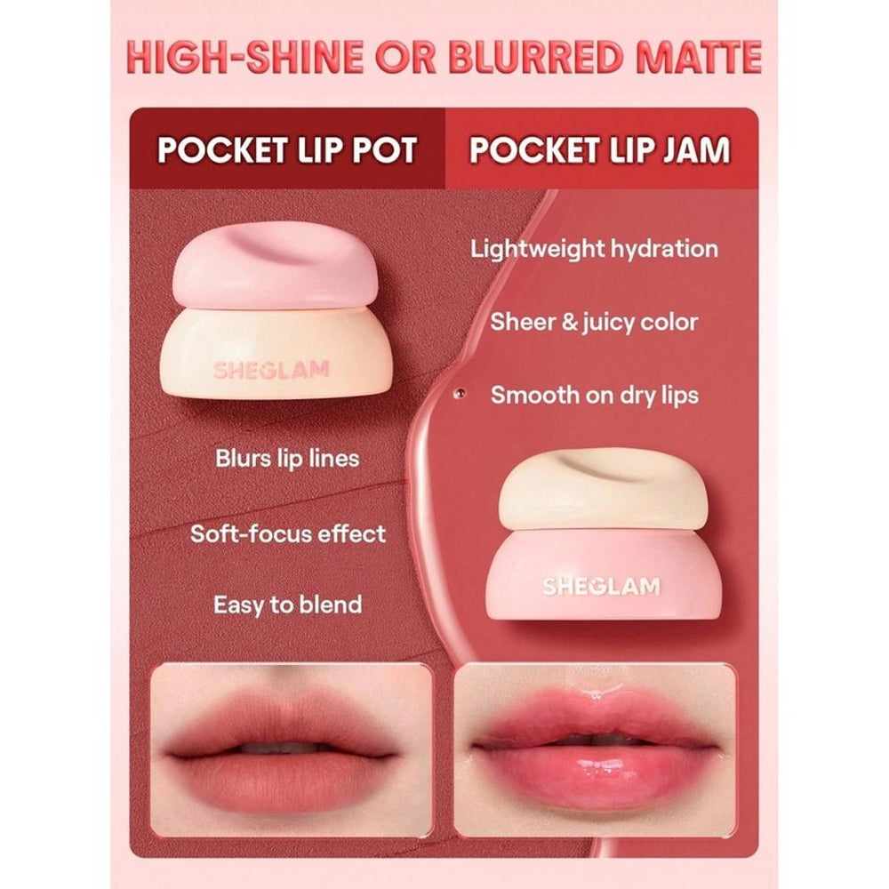 Sheglam Bounce Putty Lip Pot High-Shine Gloss 111 High Key
