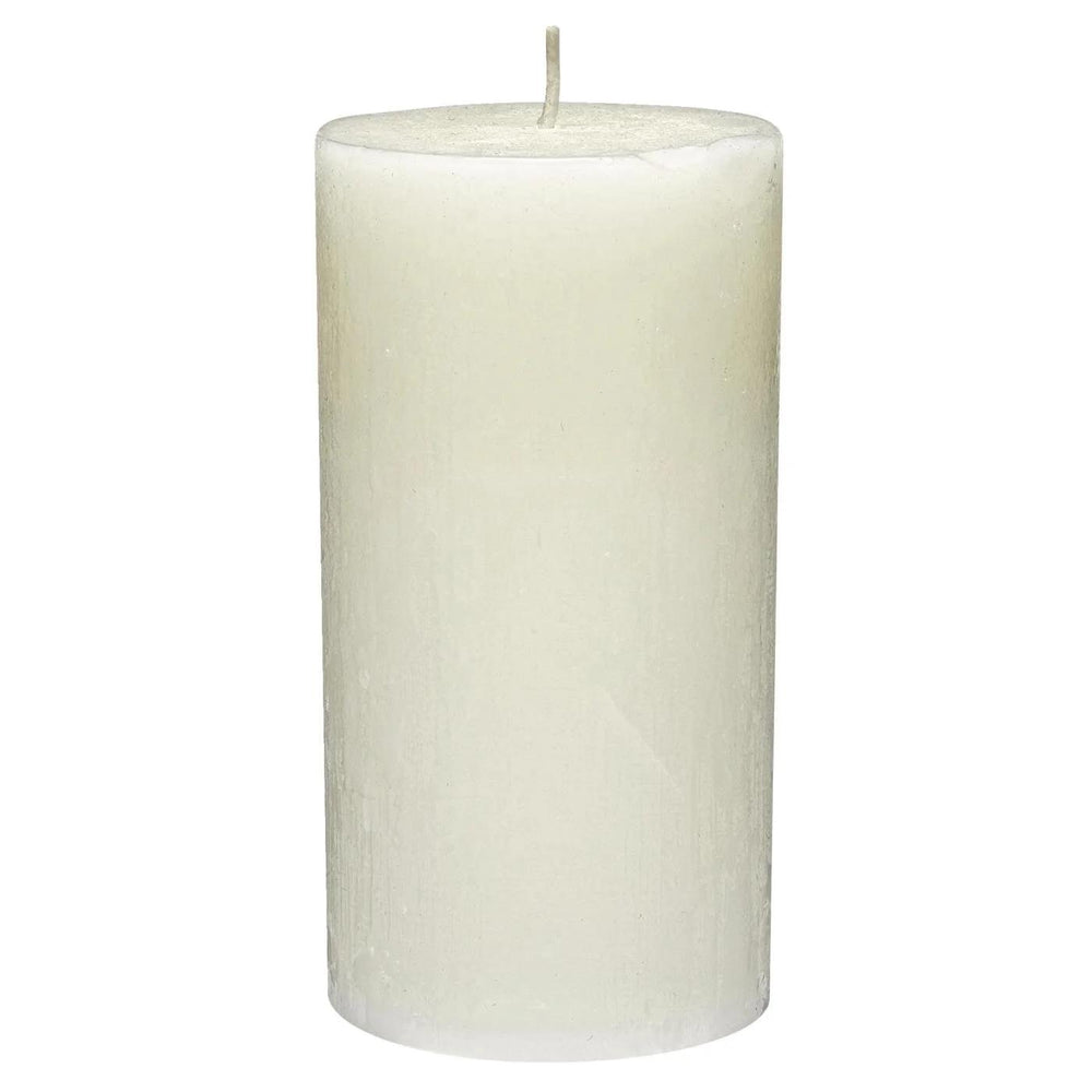 RubinLicht Rustic Pillar Candle in Champagne 100x50mm