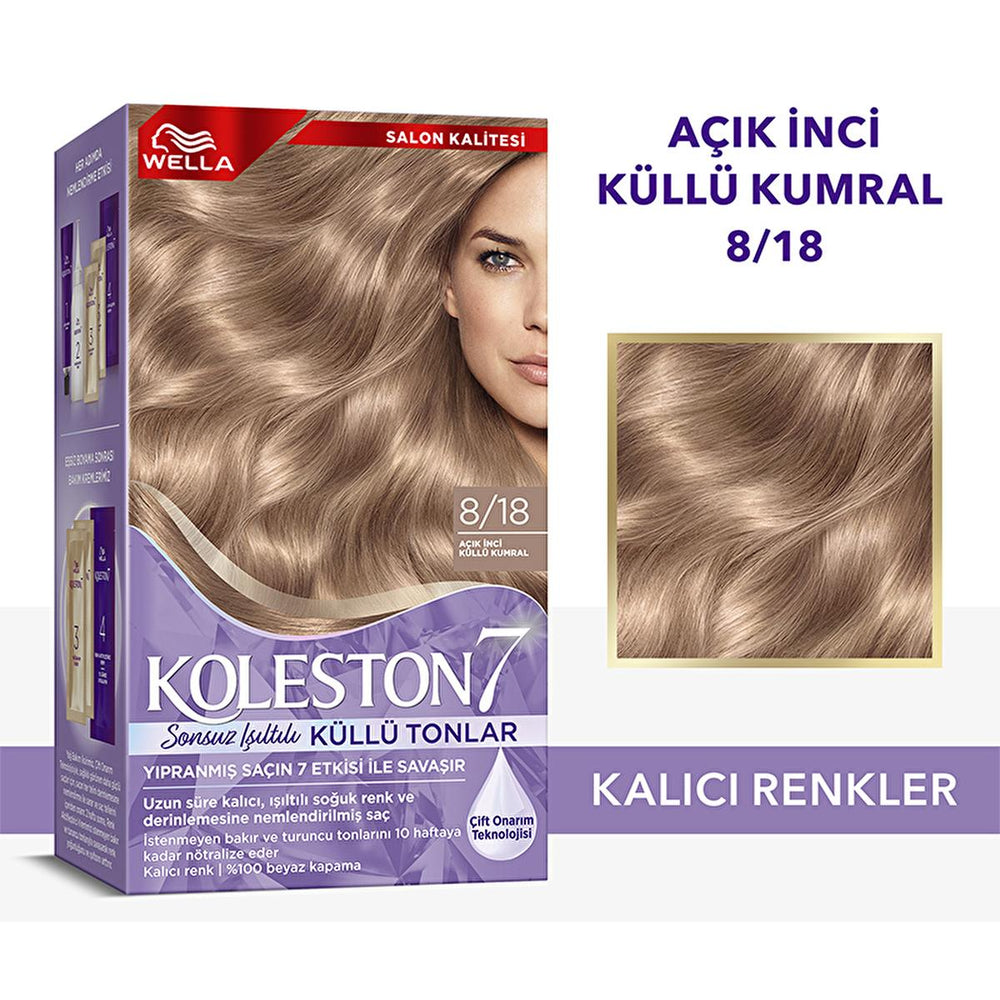 Wella Koleston Hair Dye Kit - Long-Lasting Cool-Toned Hair Color with Nourishing Benefits - view 3
