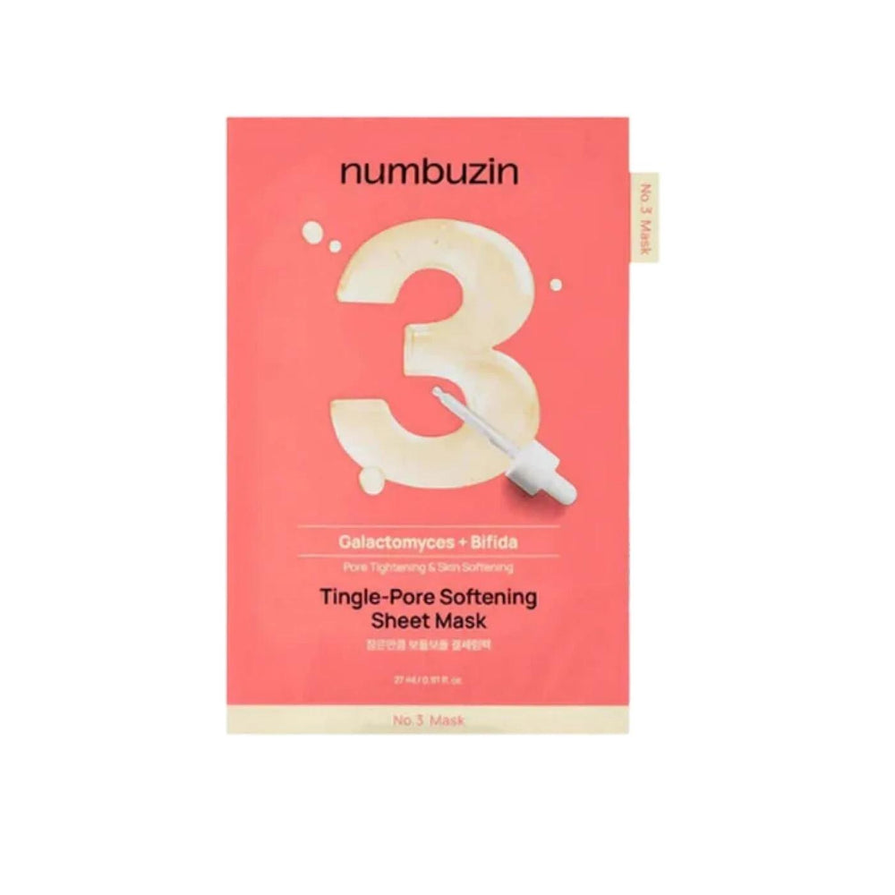 Numbuzin No.3 Tinglepore Softening Sheet Mask 1 Count