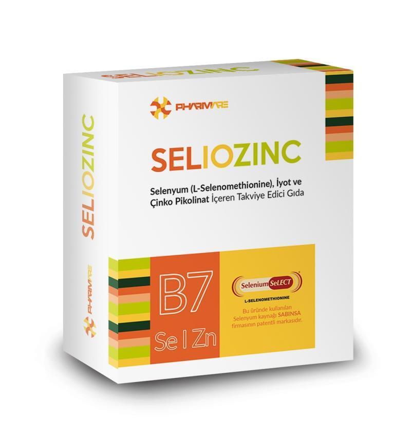 SelioZinc Zinc Supplement, 30 Capsules - Immune System Support & Overall Health Dietary Supplement - Vitamin & Supplement