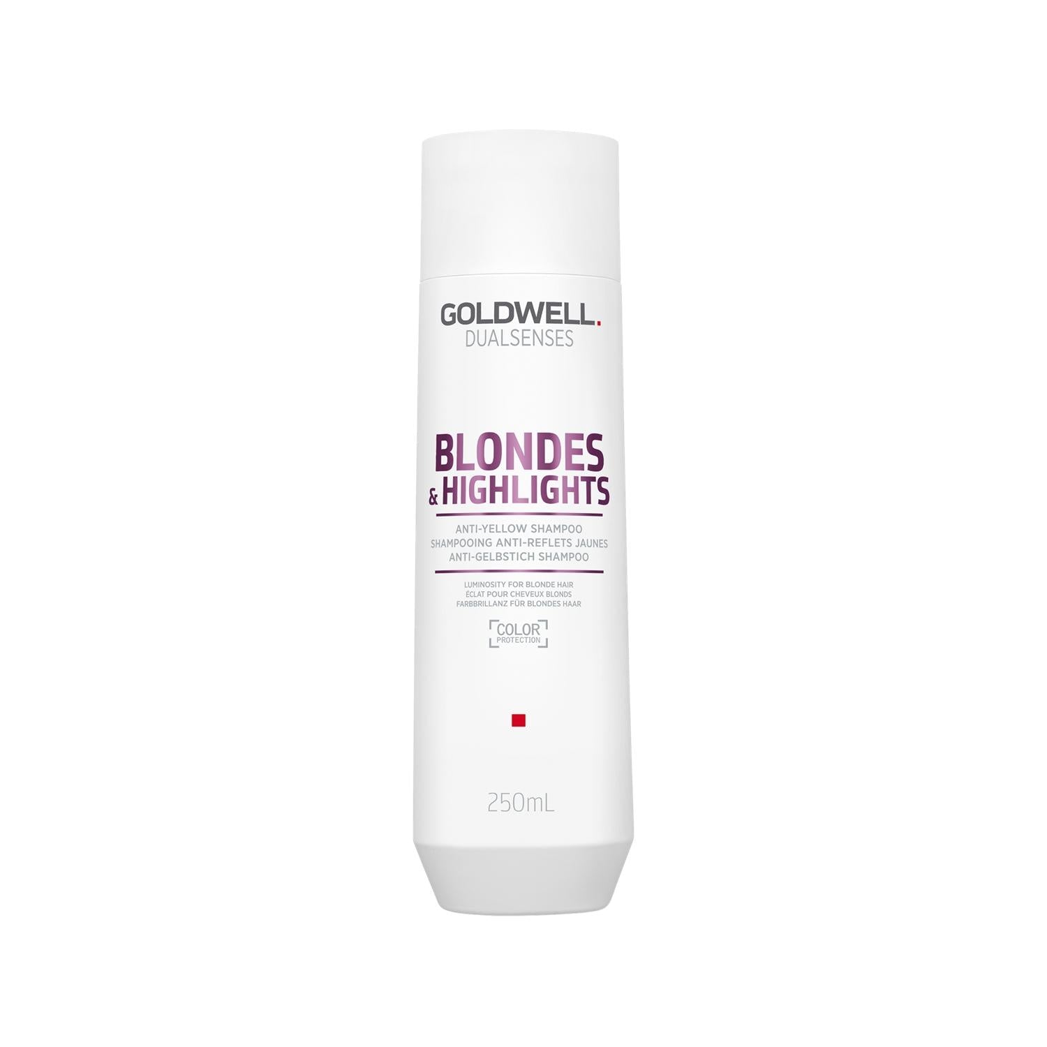 Goldwell Dualsenses Blondes & Highlights Anti Yellow Shampoo 250ml - Maintains Cool Blonde Tones, Reduces Brassiness Goldwell Blondes & Highlights Shampoo - Anti Yellow for Blonde Hair blonde hair shampoo, anti-yellow shampoo, color-treated hair care, Goldwell Dualsenses, blonde hair maintenance, hair care for highlighted hair, brassiness reduction, cool blonde tones, gentle shampoo for color-treated hair, hair color preservation