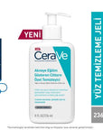 CeraVe Acne Face Wash with Salicylic Acid - Gentle, Oil-Free Cleanser for Acne Prone & Sensitive Skin - 236ml CeraVe Acne Face Wash: Salicylic Acid Cleanser for Clear Skin acne face wash, salicylic acid cleanser, cerave acne cleanser, fragrance free acne wash, non-comedogenic face wash, face wash for acne prone skin, acne treatment cleanser, gentle acne cleanser, oil free face wash, face cleanser for sensitive acne skin, acne cleanser, salicylic acid face wash, face wash, cleanser, sensitive skin, oily skin
