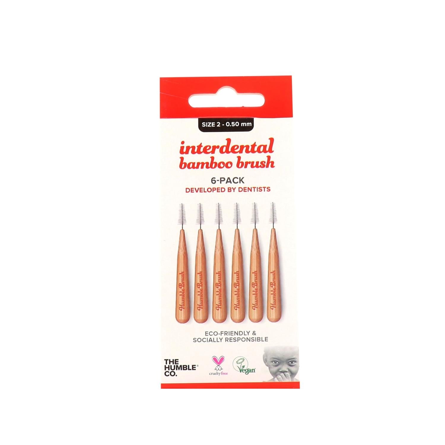 The Humble Co Bamboo Interdental Brushes Size-02 6-Pack - Eco-Friendly Oral Care for Health-Conscious Individuals Bamboo Interdental Brushes - Eco-Friendly Oral Care Bamboo interdental brushes, Eco-friendly oral care, Sustainable dental hygiene, Interdental cleaning tools, Natural dental care products, Oral care, Dental hygiene, Sustainable oral care, Biodegradable dental products, Health-conscious oral care, Environmentally friendly dental products