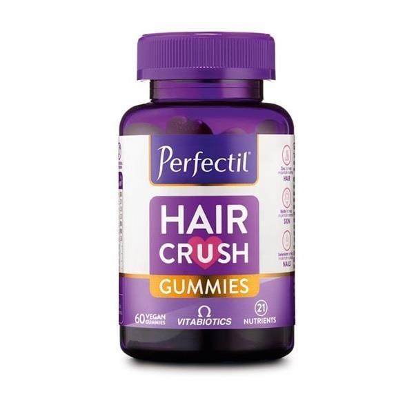 vitabiotics perfectil hair crush gummies 60 chewable tablets, nutrition details for vitabiotics perfectil hair crush gummies, healthy hair vitamins chewable gummies Vitabiotics Perfectil Hair Crush Gummies - 60 Chewable Tablets Vitabiotics Perfectil Hair Crush Gummies - 60 Chewable vitabiotics, hair-vitamins, gummies, vegan, beauty-supplements, hair-care, skin-nail-health, multivitamins, supplements, ai-generated