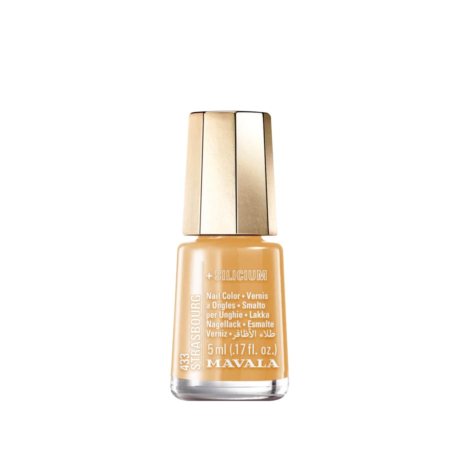 Mavala Tandem Colors Mini Nail Polish 433 Strasbourg - Travel-Friendly, Portable Nail Color Mavala Mini Nail Polish 433 Strasbourg Mavala nail polish, Tandem Colors nail polish, mini nail polish, nail polish 433 Strasbourg, travel-sized nail polish, portable nail color, nail care, beauty products, cosmetics, travel beauty essentials