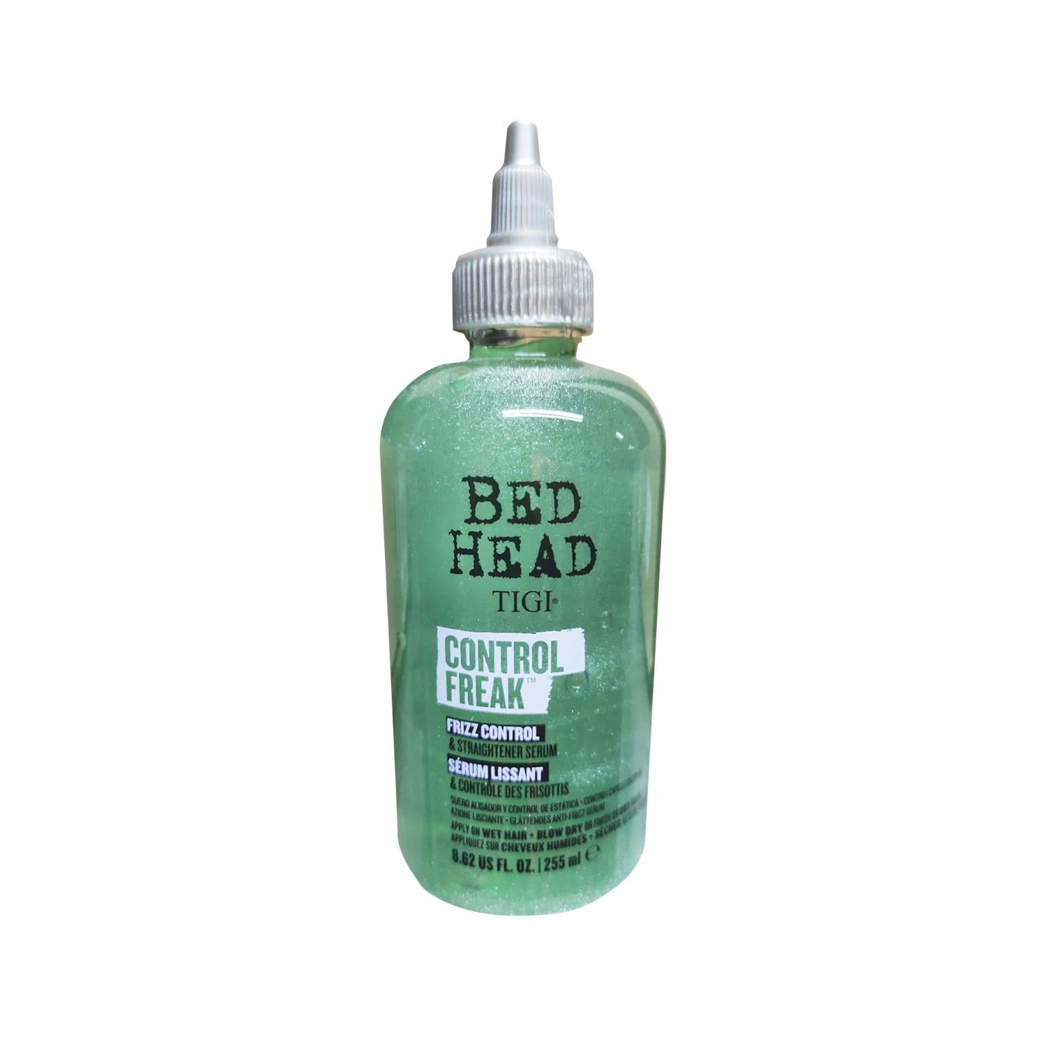 Tigi Bed Head Control Freak Frizz Control Hair Serum: Smoothing & Shine Enhancer for Polished Styles - 8.45 fl oz Tigi Bed Head Frizz Control Serum | Smooth & Shine | [oz] frizz control serum, hair smoothing serum, Tigi Bed Head Control Freak, anti frizz hair product, hair shine serum, Bed Head serum, frizz serum for women, hair serum, anti-frizz, smoothing, shine, heat protection, hair styling, hair care, flyaways, polished look, manageability, salon-quality, Tigi, Bed Head, hair product, women's hair, bea