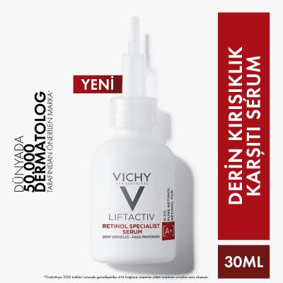 Vichy LiftActiv Retinol Serum: The Ultimate Anti-Aging Solution - Reduce Wrinkles, Improve Skin Tone, Dermatologist Tested, &amp; Paraben-Free Vichy Retinol Serum: Anti-Aging Wrinkle Reduction Vichy Retinol Serum, Anti-aging serum, Retinol serum for wrinkles, Hyaluronic acid serum, Skin rejuvenation serum, Fine line reduction, Dermatologist tested serum, Paraben free retinol, Liftactive retinol, Wrinkle reduction serum, retinol, hyaluronic acid, thermal water, anti-aging, wrinkle reduction, fine lines, skin ton