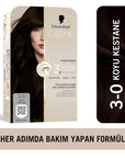 Schwarzkopf Creme Supreme Hair Dye 3-0 Dark Chestnut