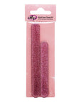 Eklips Glitter Glass Nail File Set for Smooth Nails 2-Pack