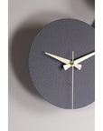 Muyika Handmade Metal Wall Clock - Silent Mechanism, Custom Painted, 18.90 x 17.32 inches