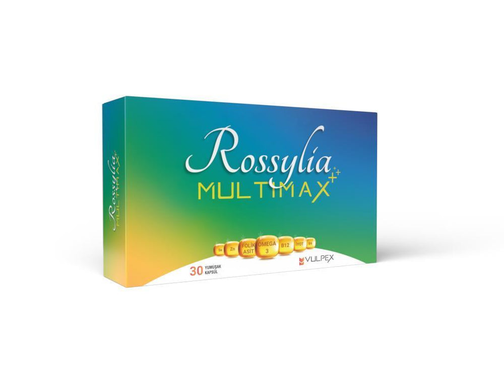 Rossylia Multimax Omega-3 Folik Asit İyot B12 Dietary Supplement for Pregnant Women - Vitamin & Supplement