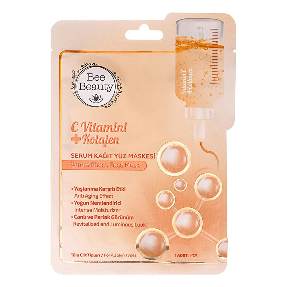 Bee Beauty Vitamin C Serum Mask for Glowing Skin