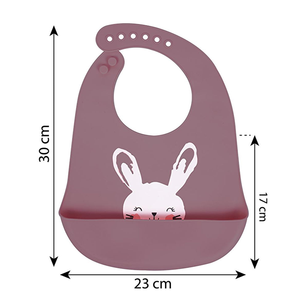 Sevi Bebe Silicone Baby Bib - Waterproof, Adjustable, and Easy to Clean for Mess-Free Mealtime - view 2
