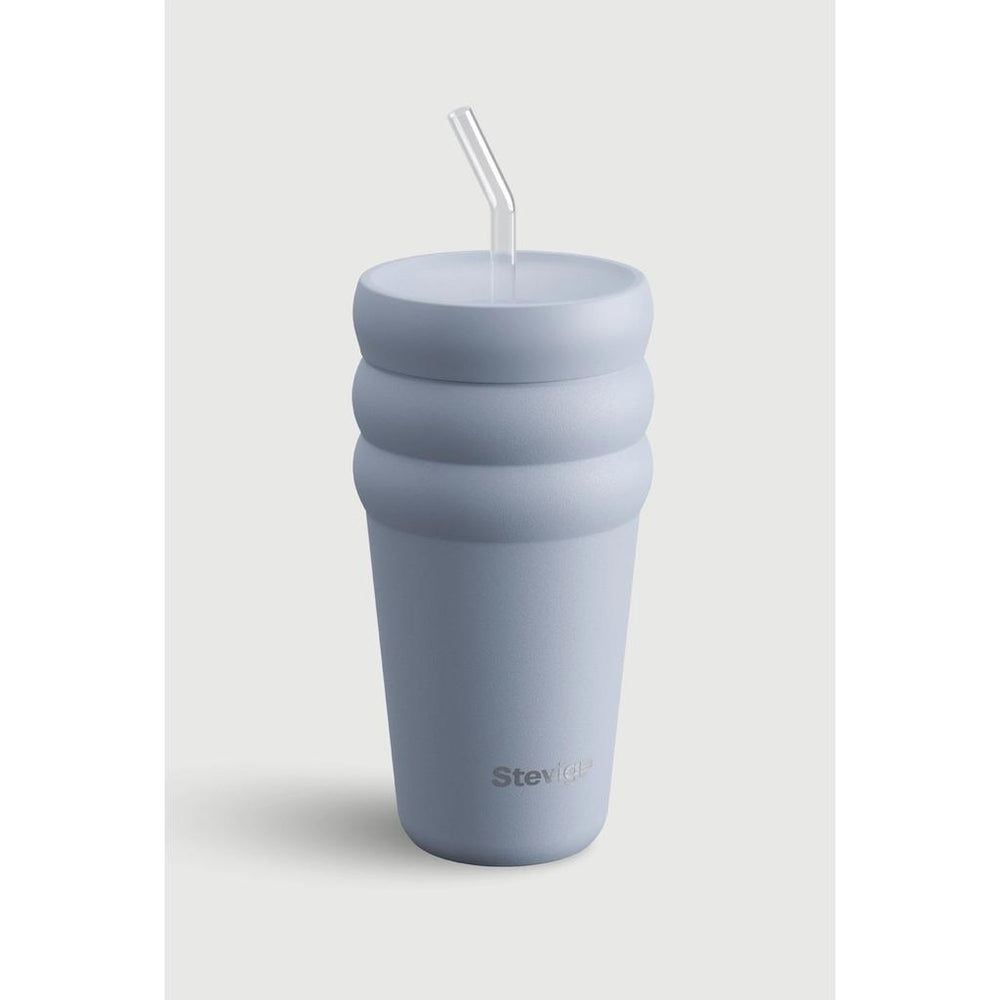 Stevig Bubble Stainless Steel Thermos in Zen Blue 600 ml