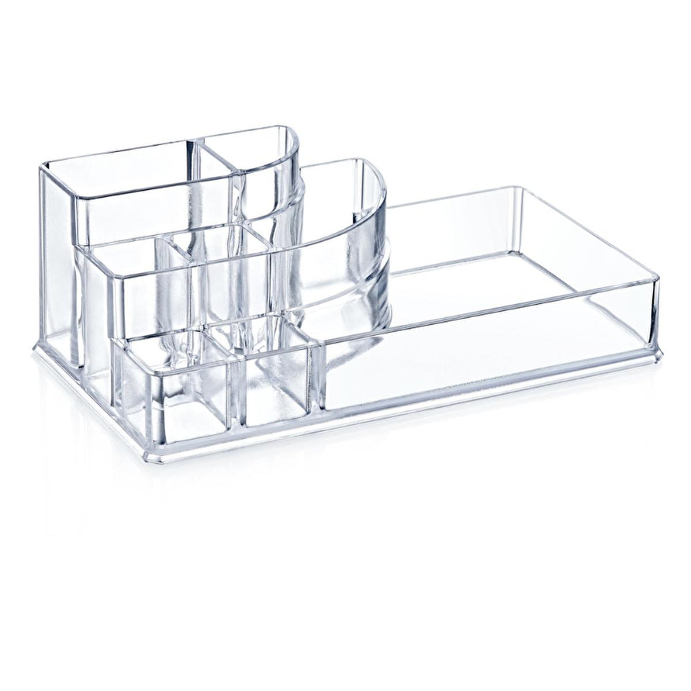 Bee Home Crystal Cosmetic Organizer - Elegant Makeup Storage for Bathroom & Vanity