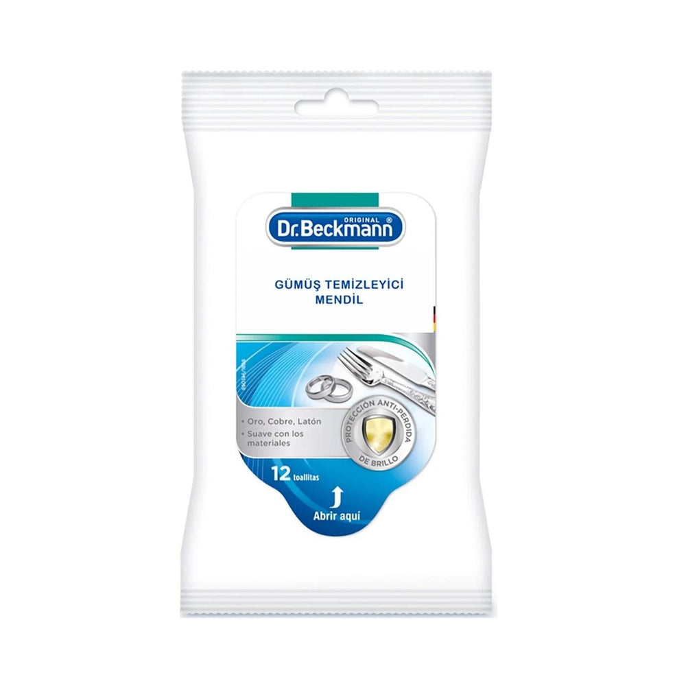 Dr. Beckmann Silver Cleaning Wipes for Shine 12-Pack